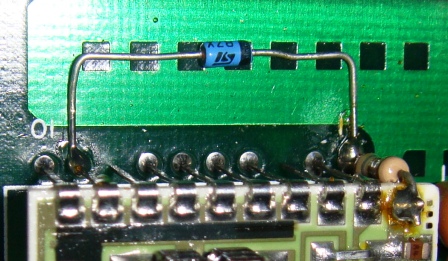 A resistor voltage divider in an Audi MAC12 ECU