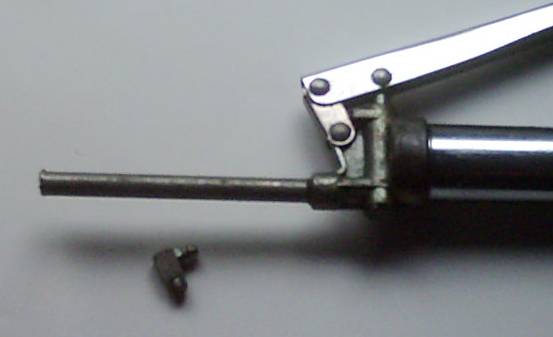 A spare propshaft grease nipple and the tip of gun required